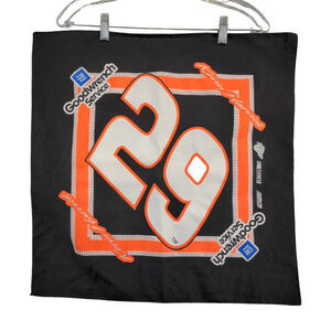 Winner's Circle NASCAR Kevin Harvick Bandana Handkerchief Black #29 20.5x21